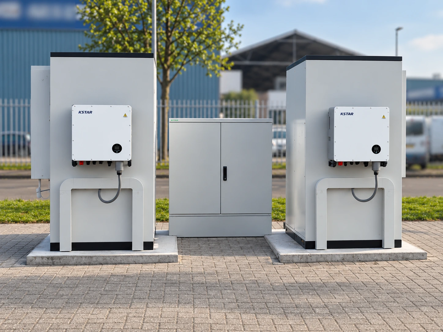 Voorbeeld van een zakelijk batterijproject van Energy Matrix